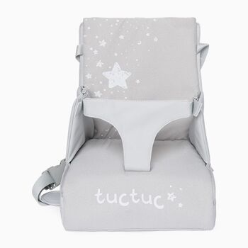 Chaise haute portable Love Gris - 12051843 3