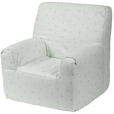 Green STARS children's sofa