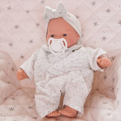 Nina doll 26 cm STARS gray