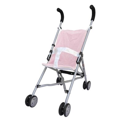 Carrito muñeca BOBBLE rosa