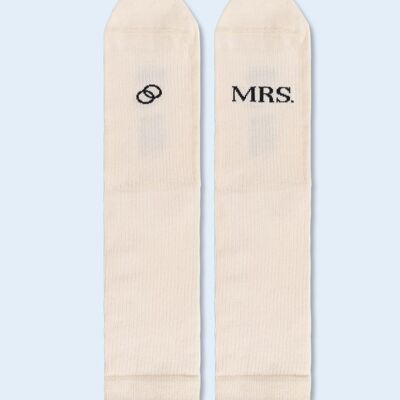Wedding Socks "Mrs, Just Married"