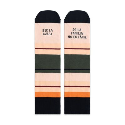 Chaussettes "Être la belle dans la famille n'est pas facile"