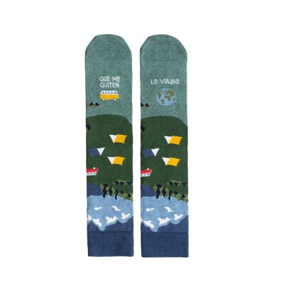 Chaussettes "Emporte mon voyage"