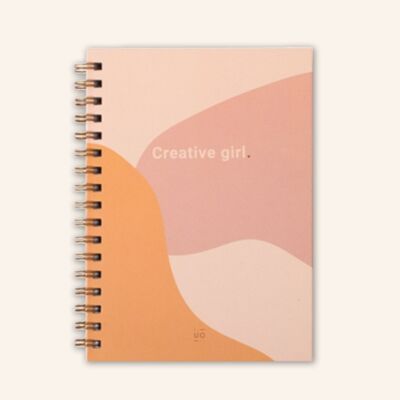 Notizbuch "Kreatives Mädchen"