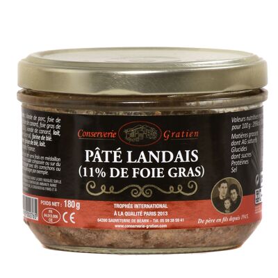 Pâté landais, la verrine de 180g