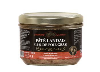 Pâté landais, la verrine de 180g