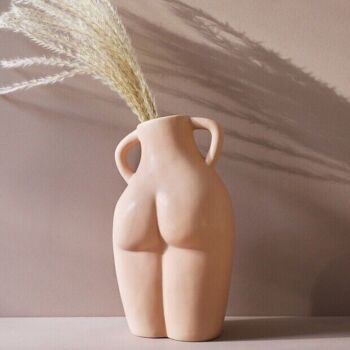 Poignées d'Amour et Vase Bum en Porcelaine, H22cm 3
