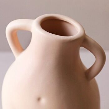 Poignées d'Amour et Vase Bum en Porcelaine, H22cm 4