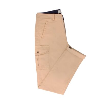 Beige Cargohose