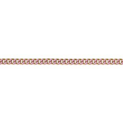 Polis Chain Bracelet - Pink Enamel