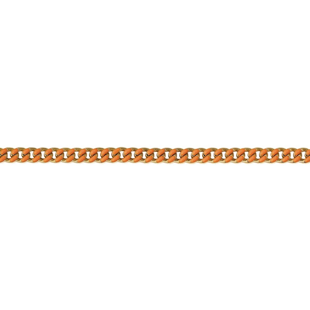 Bracciale Catena Polis - Arancio Email