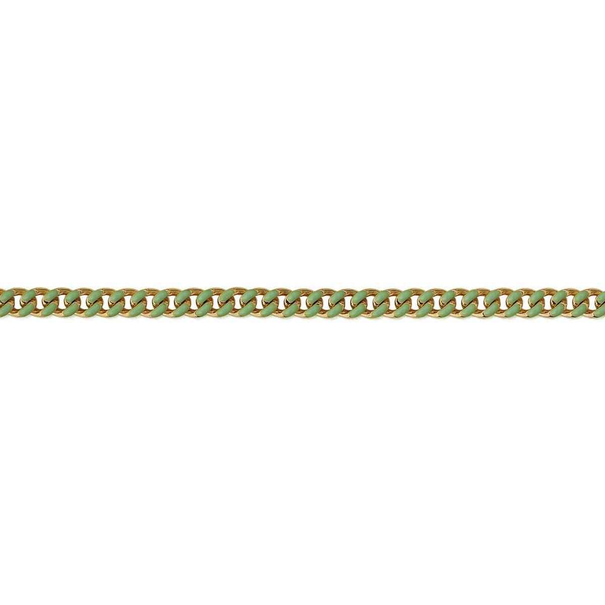 Bracciale Catena Polis - Smalto Verde