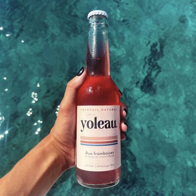yoleau raspberry 4.5° and without sugar, it's a change from beer!