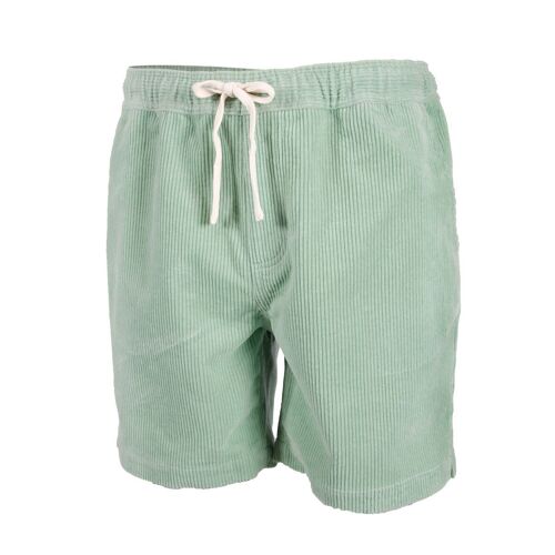 Short en velours Beach horizon - Vert menthe