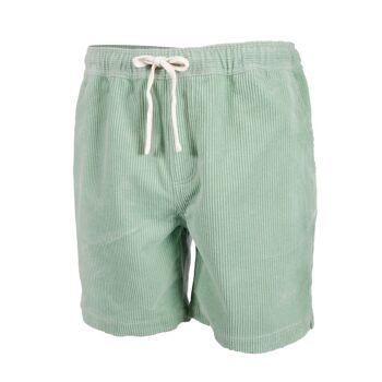 Short en velours Beach horizon - Vert menthe 1