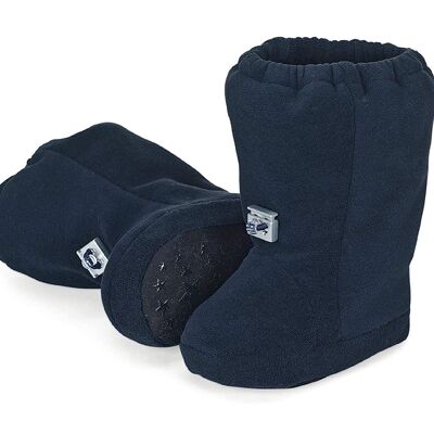 Dark blue Sterntaler learn to walk thinsulate baby shoes - booties