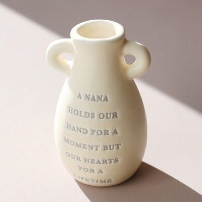 Minijarrón pequeño de cerámica Nana Bud, Al. 8,7 cm