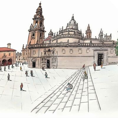 Quintana Square. Santiago de Compostela