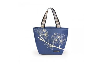 Tote Lunchbag Botanic Bleu 1