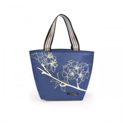 Tote Lunchbag Botanic Bleu