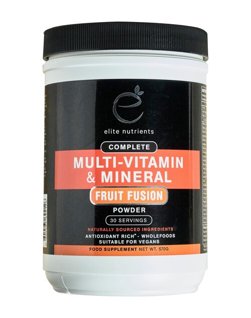 Multi Vitamin & Mineral Powder Fruit Fusion - 30 Servings - Single Pack