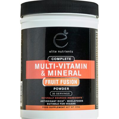 Multi Vitamin & Mineral Powder Fruit Fusion - 30 Servings - Single Pack