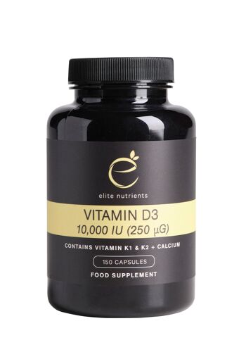 Vitamine D3 10 000 UI (250 µg) Gélules 1