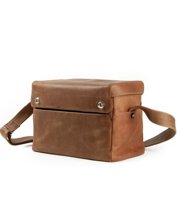 Débardeur camerabag medium extra deep cuir - cuir 'Toro' - marron 2