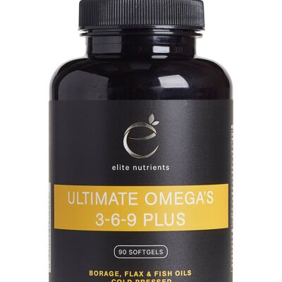 Ultimate Omegas 3-6-9 - 90 Cápsulas de gelatina blanda - Paquete de 4