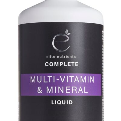 Líquido multivitamínico y mineral - 30 Porciones - Paquete de 6