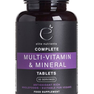 Multivitamin- und Mineralstofftabletten – 120 Tabletten – Einzelpackung
