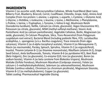 Comprimés multi-vitamines et minéraux - 120 comprimés - Emballage individuel 4