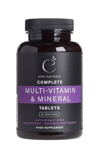 Comprimés multi-vitamines et minéraux - 120 comprimés - paquet de 6 1