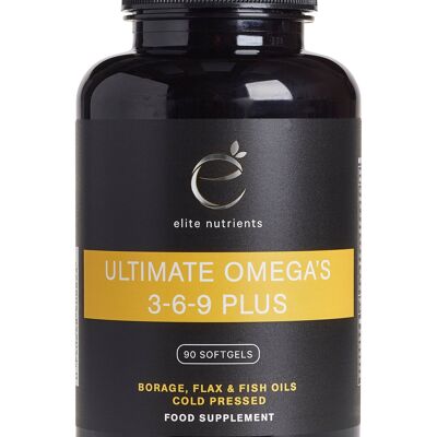 Ultimate Omegas 3-6-9 - 90 Soft Gel Capsules - Single Pack