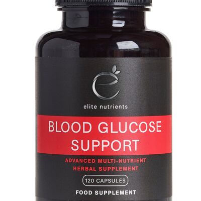 Soporte de glucosa en sangre - 120 cápsulas - Paquete individual