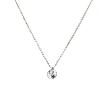 Collier en argent yinyang