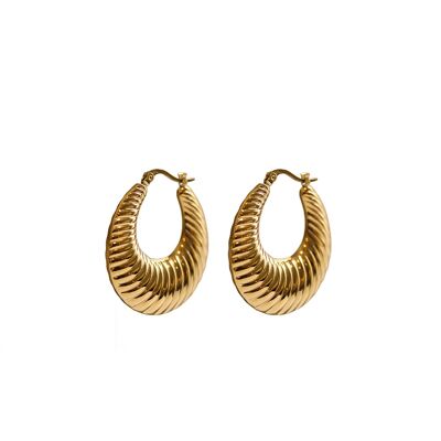 Adib hoop earrings - Gold