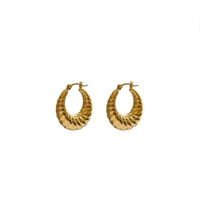 Giena hoop earrings - Gold