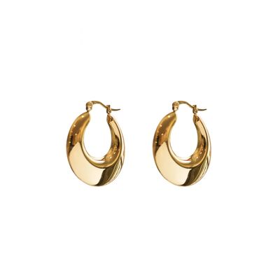 Meres hoop earrings - Gold