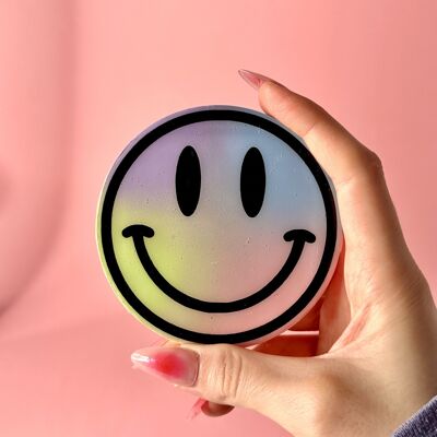 Sous-verre rigide SMILEY - Plusieurs coloris