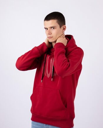 Sweat à capuche Original Rouge 1