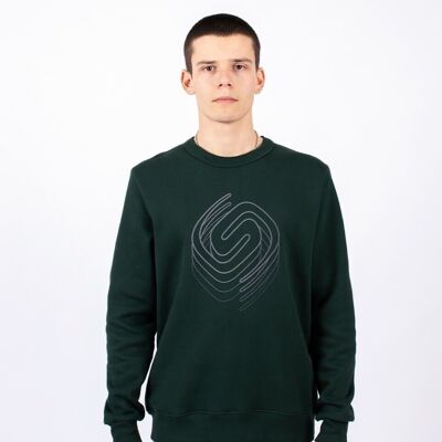 Sweatshirt Logo Bottlegreen