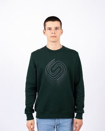 Sweat Logo Vert Bouteille 1