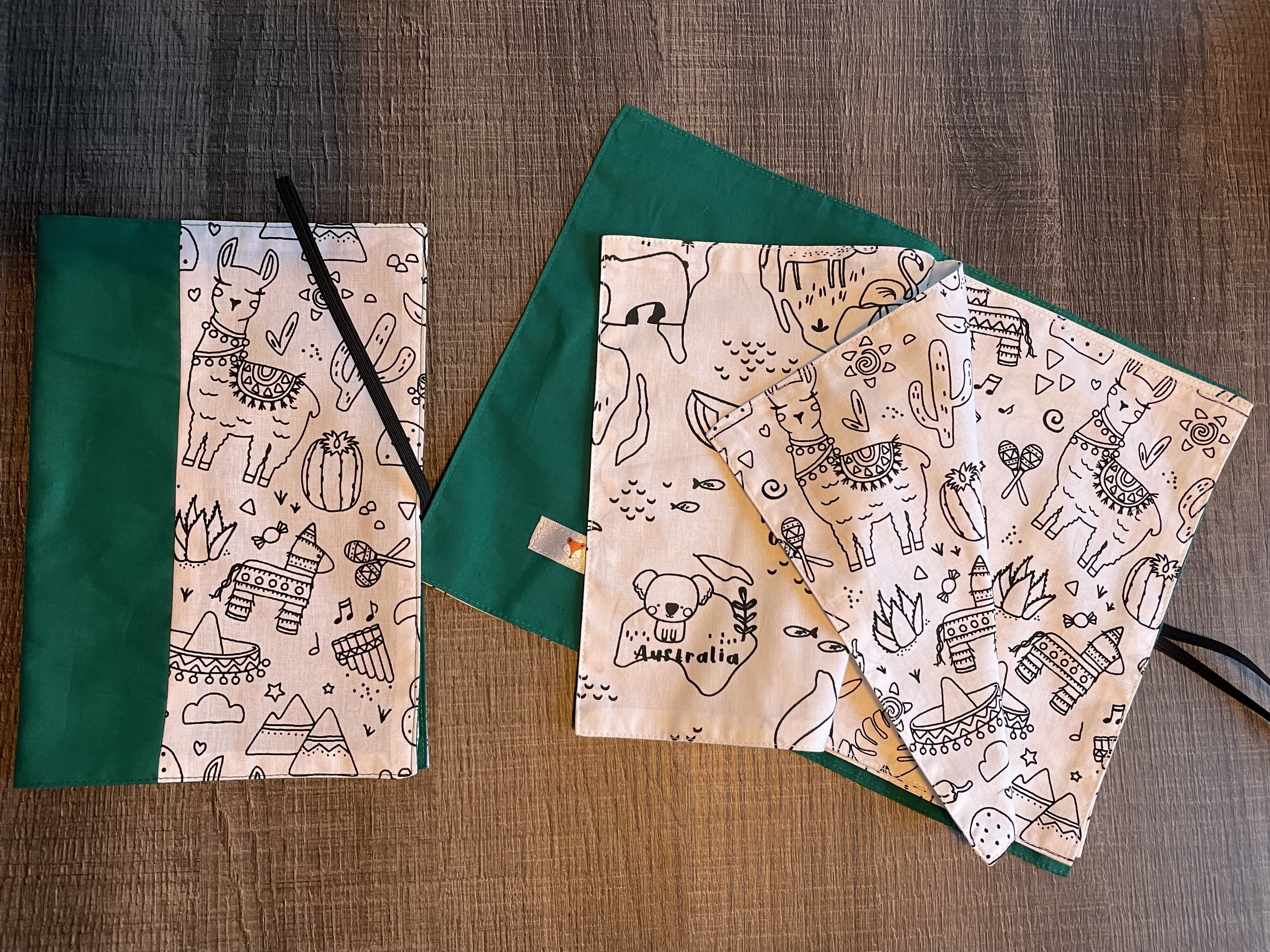 Libro da colorare lavabile, Perù, cotone biologico