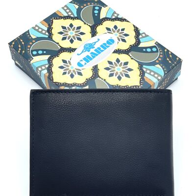 Genuine leather wallet for men, Brand Charro, art. BLA1373.422