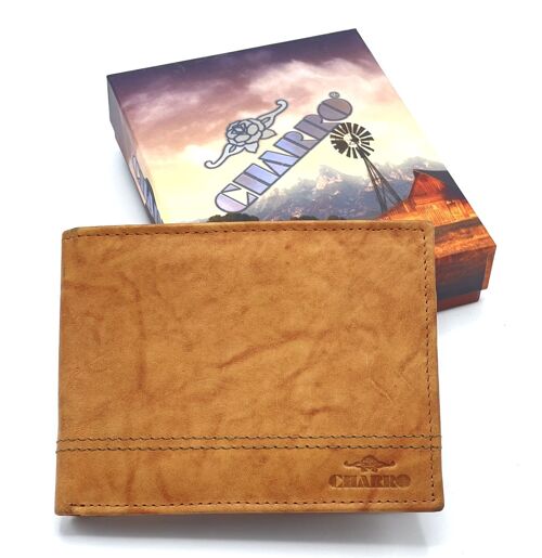 Genuine leather wallet for men, Brand Charro, art. MAGL1123.422