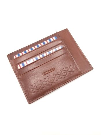 Porte-cartes en cuir véritable pour hommes, marque Charro, art. 614921.335 1