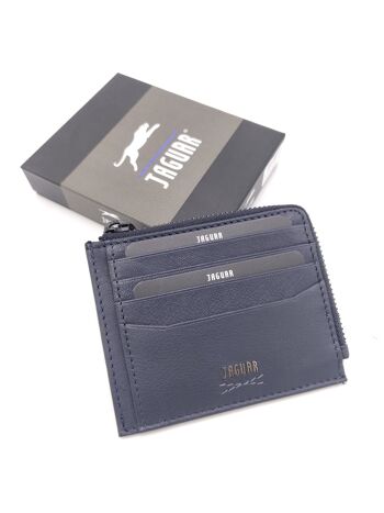 Porte-cartes en cuir véritable pour hommes, marque Jaguar, art. PF710-53.062 9