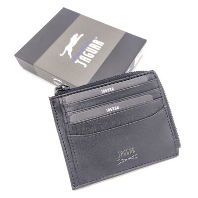 Porte-cartes en cuir véritable pour hommes, marque Jaguar, art. PF710-53.062
