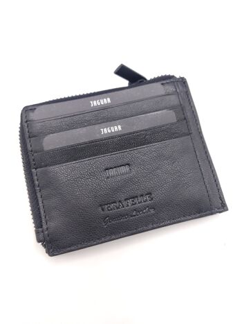 Porte-cartes en cuir véritable pour hommes, marque Jaguar, art. PF710-53.062 3